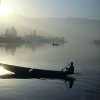 Kashmir Srinigar Dal Lake morning mist