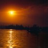 Kashmir Srinigar Dal Lake sunset
